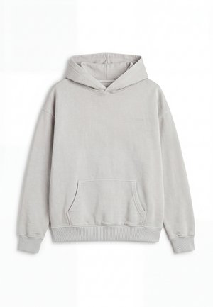 Pegador, LOGO OVERSIZED - Φούτερ με κουκούλα - vintage light grey