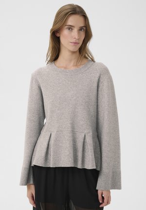 ELVINA PULLOVER - Pulóver - light grey melange