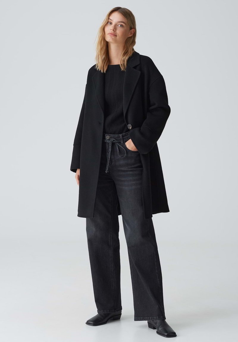 OPUS HATILDE - Kurzmantel - black