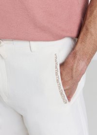 Calliope COULISSE RICAMO TASCA  - Shorts - bianco lana