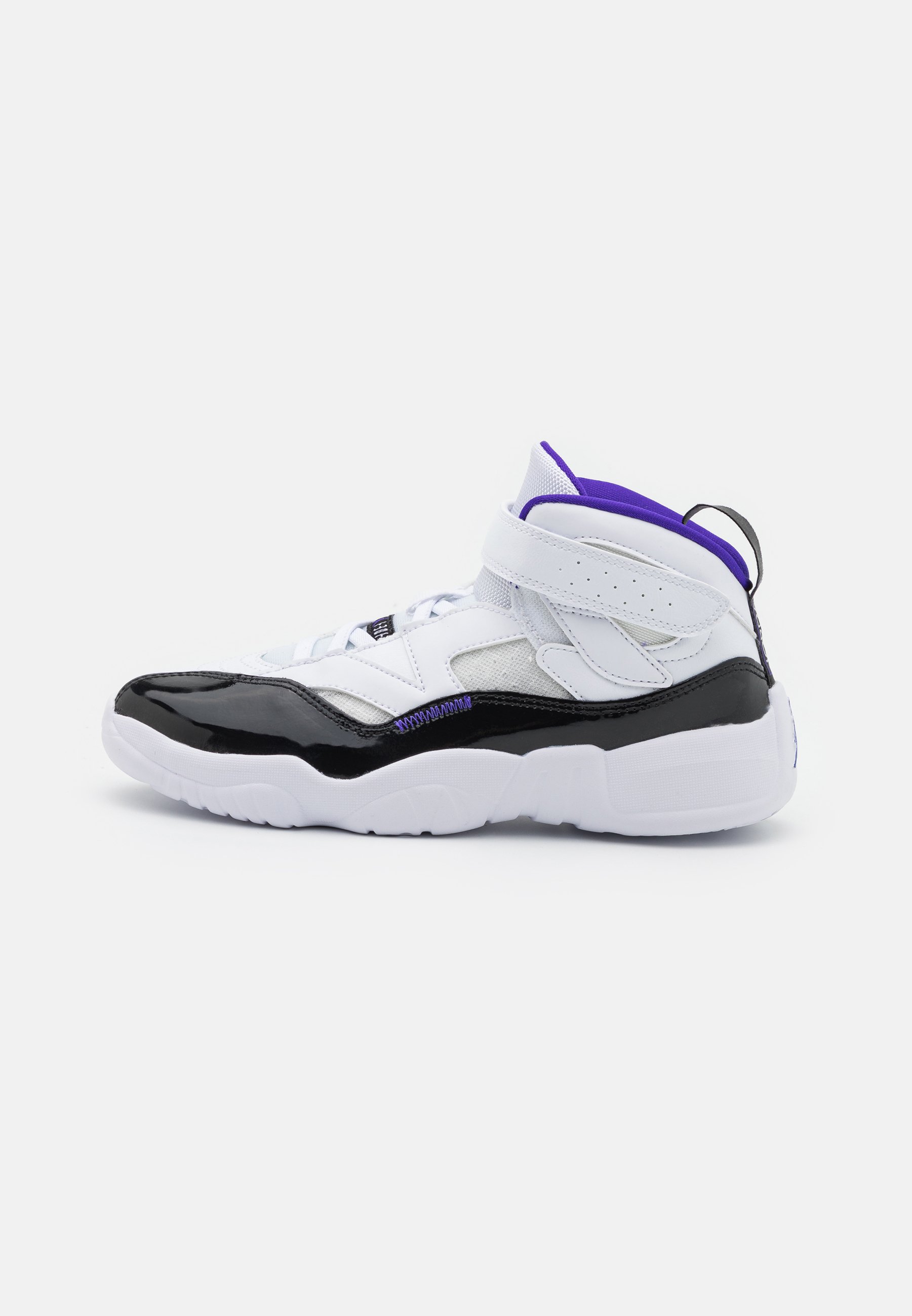 white and black concord jordans