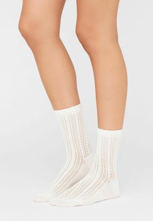 Calzedonia, OPENWORK - Sokken - white