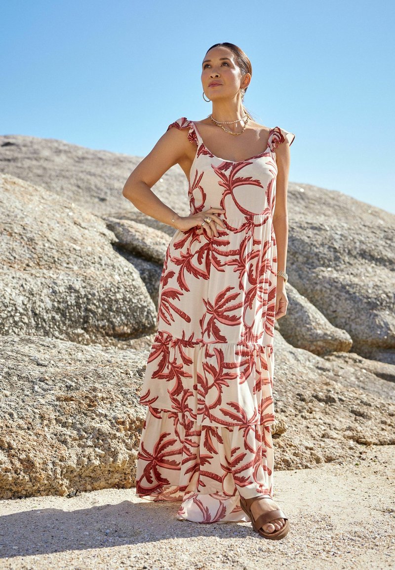 chinese dress ladies MAXI DRESS BEIGE main image 1