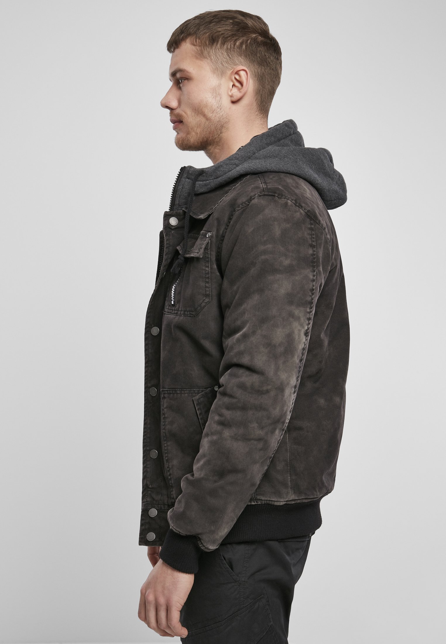 Brandit DAYTON - Denim jacket - black 