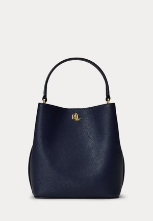 Lauren Ralph Lauren, CROSSHATCH SMALL REESE BUCKET BAG - Дамска чанта - refined navy