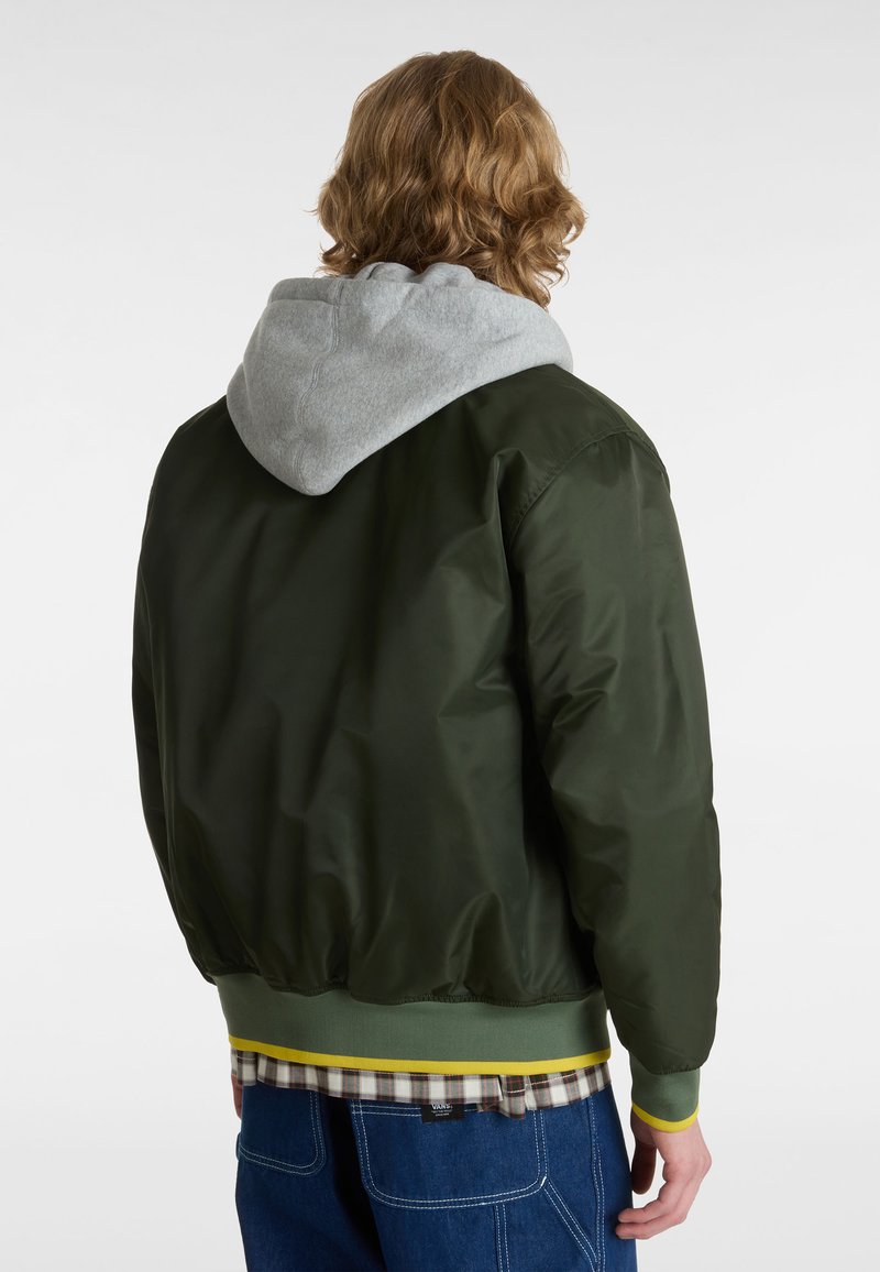 Vans SCRIPTED - Mezisezónní bunda - dark green