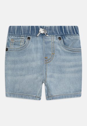 SKINNY FIT BABY DOBBY - Jeans Shorts - light blue denim