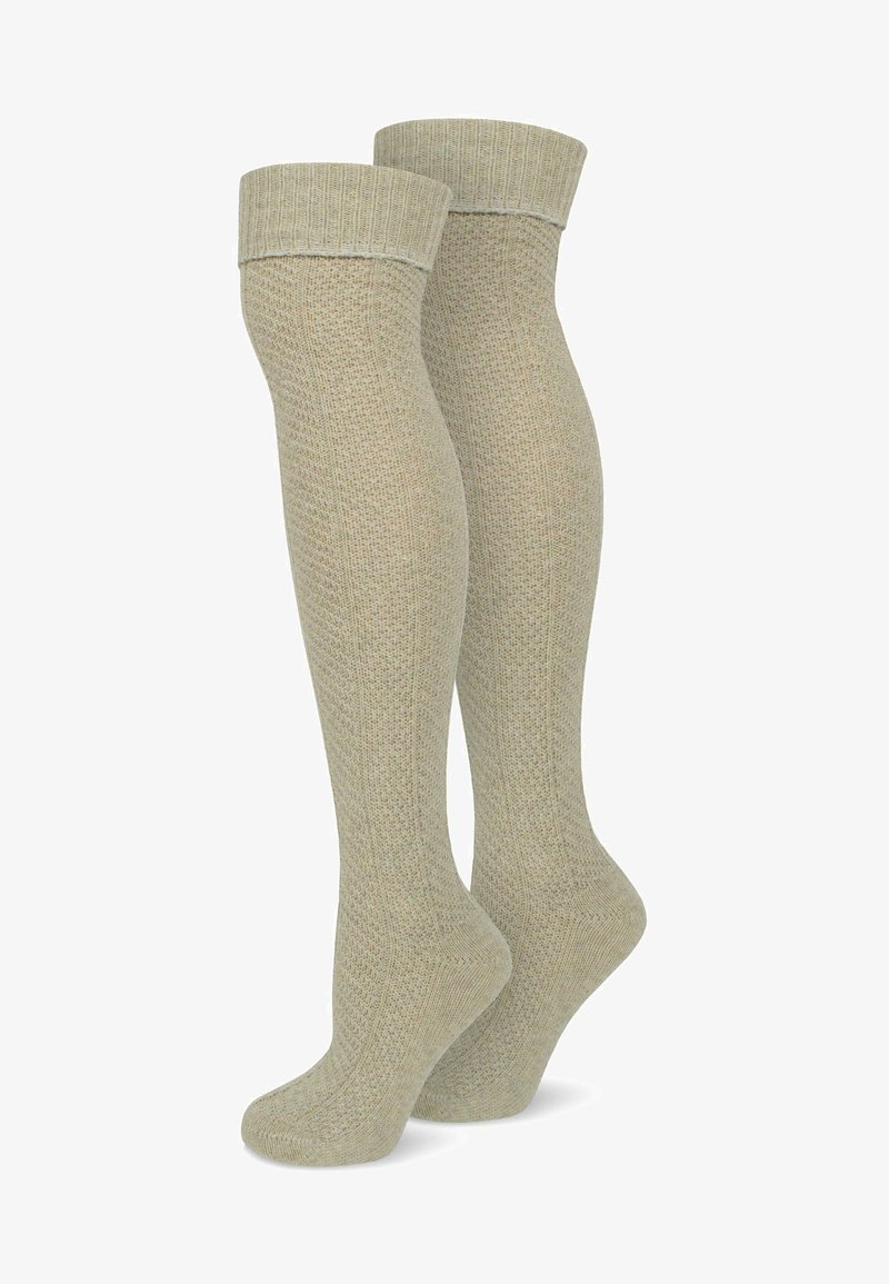 Normani OVER KNEE TRADITIONAL 2 PACK - Kniestrümpfe - beige