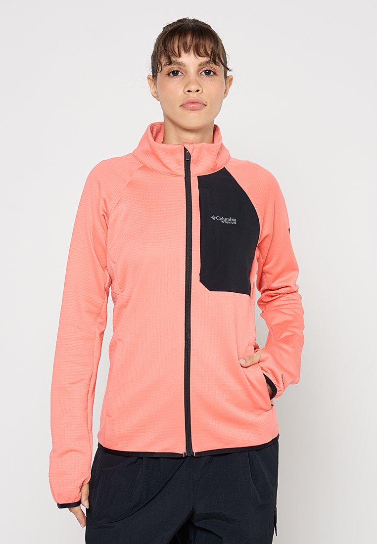 Columbia Fleecejas rood