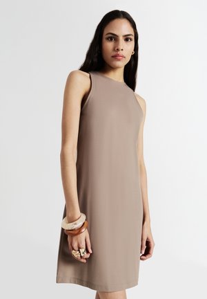 TUBINO CORTO - Robe en jersey - fango