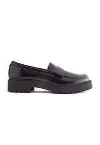Next WIDE FIT FOREVER COMFORT CHUNKY LOAFERS - Zapatos sin cordones - black