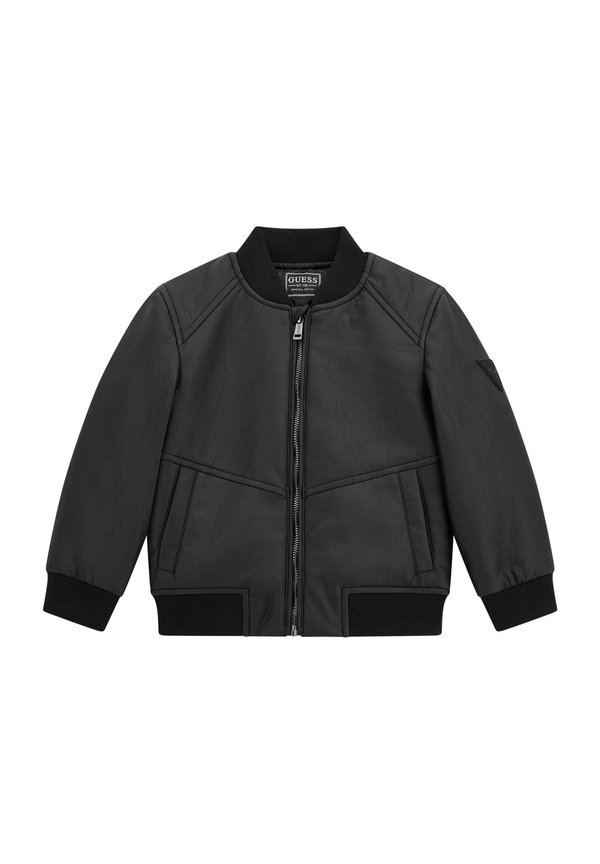 Kunstlederjacke - schwarz