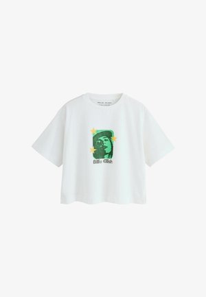 REGULAR FIT - BILLIE EILISH GRAPHIC - Majica kratkih rukava s printom - white