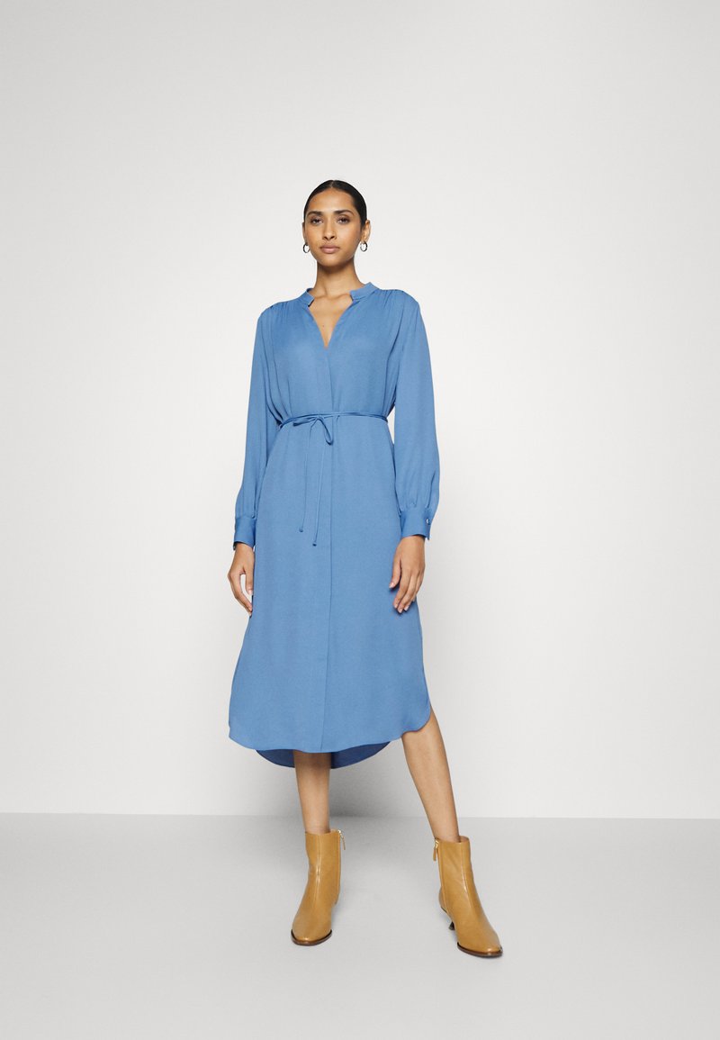 BOSS Robe chemise open blue/bleu marine ZALANDO.FR