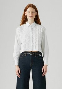 Levi's® CROPPED HARLIE TUXEDO - Camicia - bright white