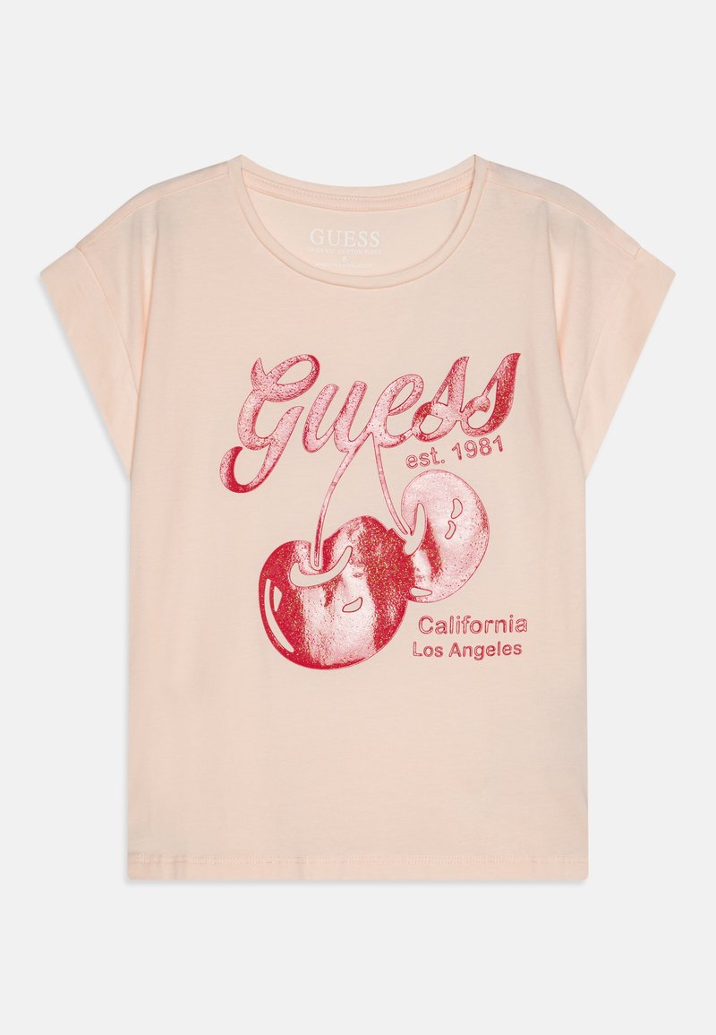 Guess T-shirt print roze Guess T-shirt print roze