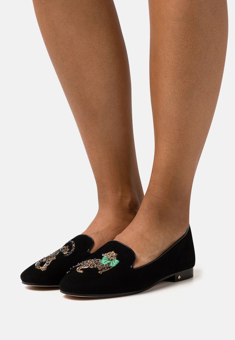 kate spade new york LOUNGE NEEDLEPOINT Slipons black Zalando.de