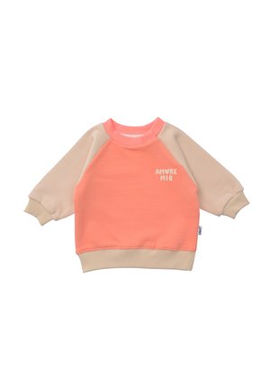 AMORE MIO UNISEX - Sweatshirt - beige orange
