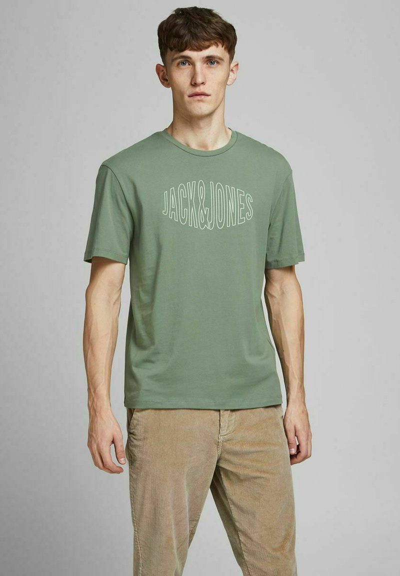 Jack & Jones TShirt print sea spray/grün Zalando.de