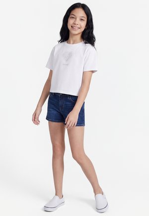 Guess MIDI - Tricou cu imprimeu - pure white