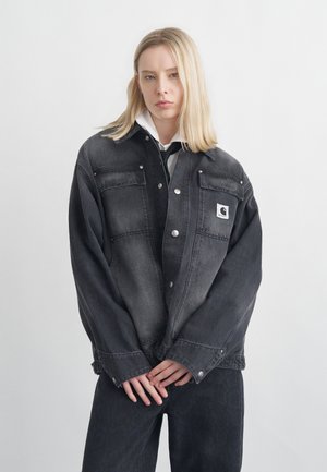 ARCTIC JACKET - Giacca di jeans - black  grind washed