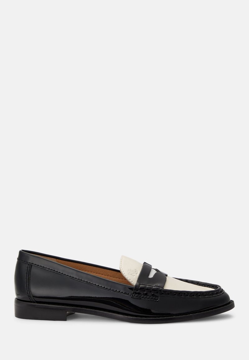 Lauren Ralph Lauren WYNNIE LOAFER Slipper black/soft white/offwhite