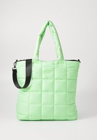 PADDED LOGO UNISEX - Shopper - neon lime