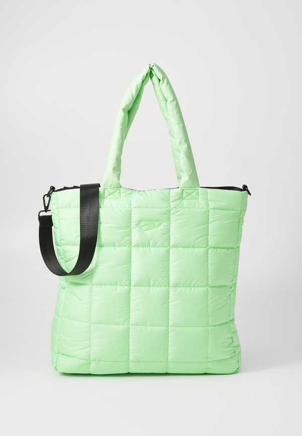 PADDED LOGO UNISEX - Shopping Bag - neon lime
