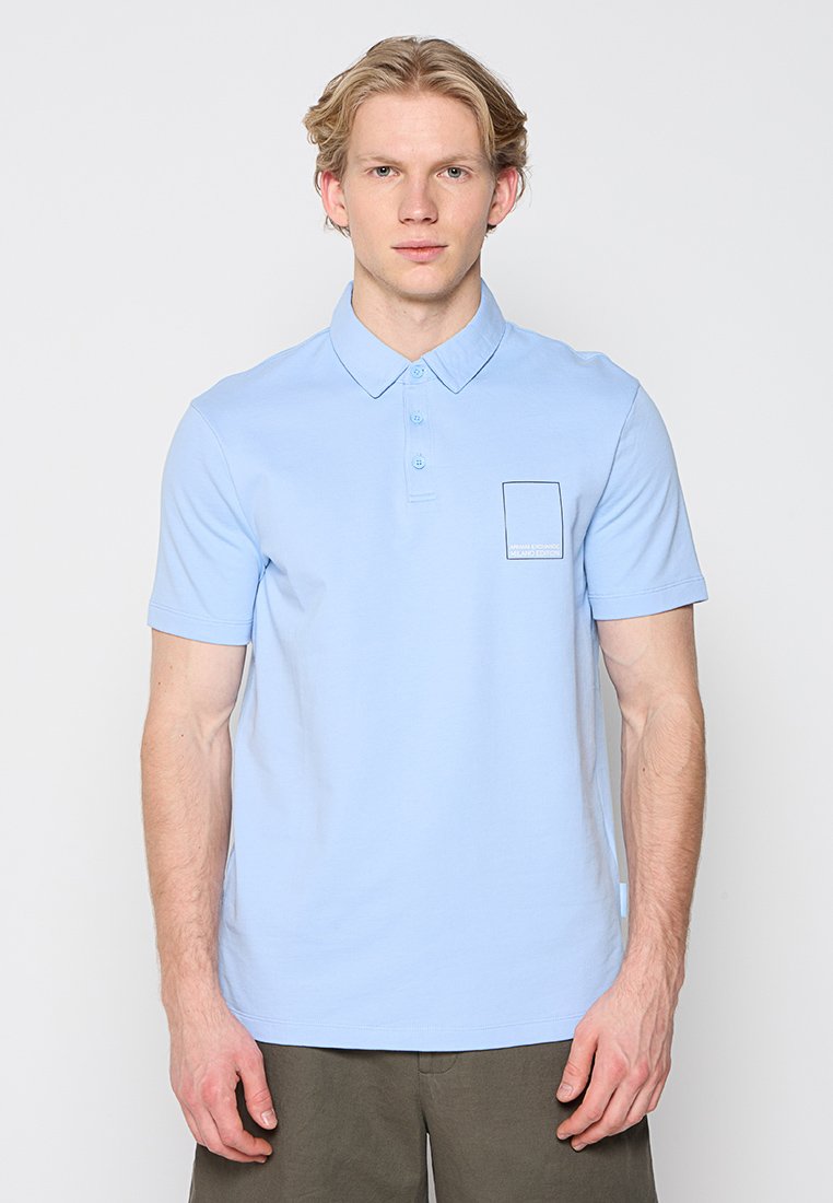 Armani Exchange Poloshirt blauw Armani Exchange Poloshirt blauw