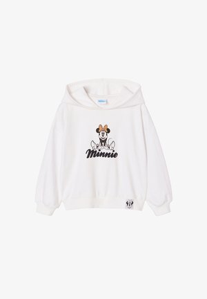 Vertbaudet, VERTBAUDET KINDER KAPUZENSWEATSHIRT DISNEY MINNIE MAUS - Hoodie - wollweiß