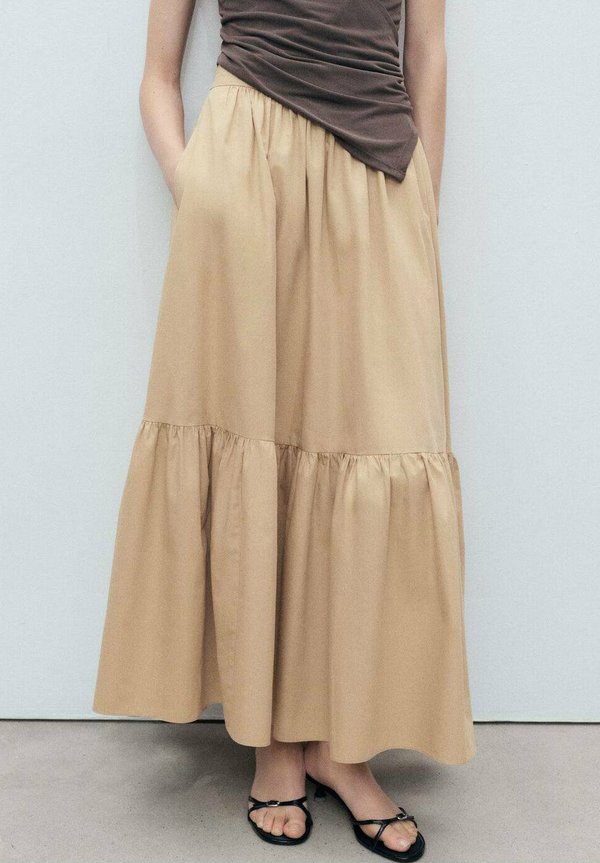 Maxi skirt - beige