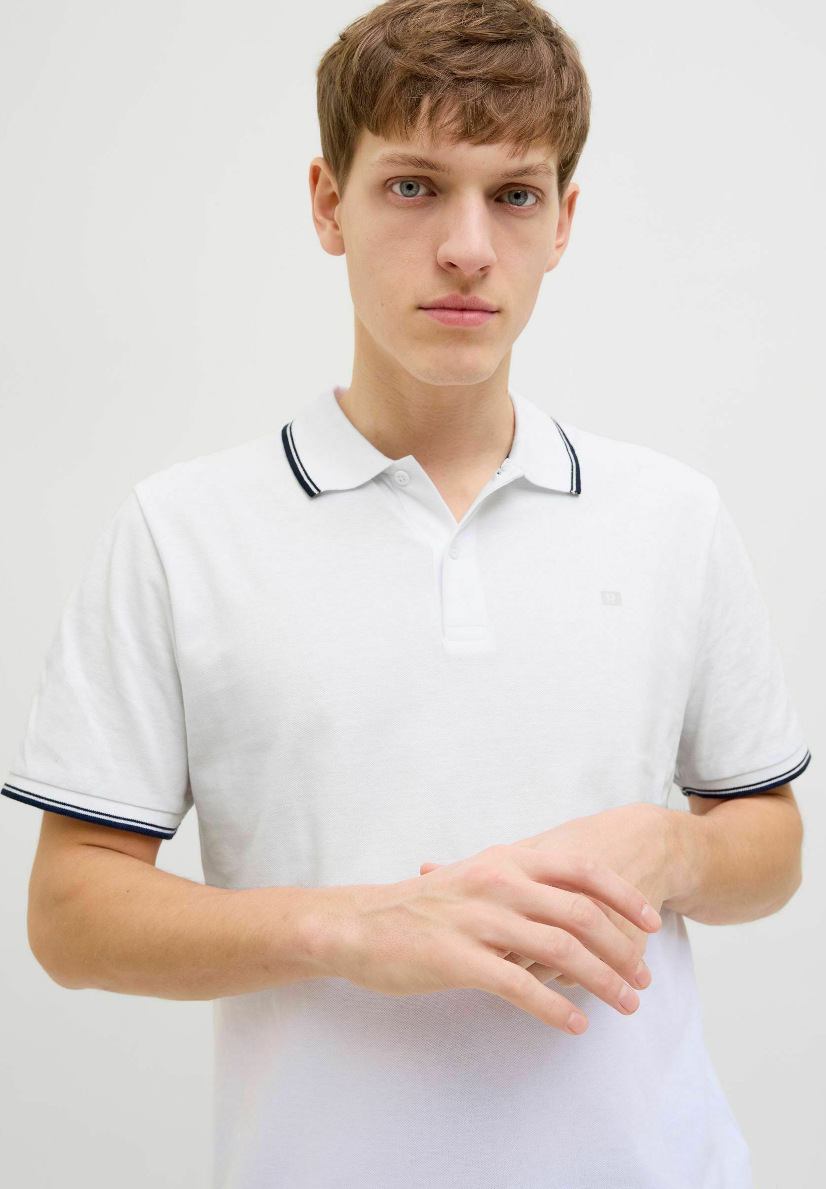 JJ Rebel Polo shirt - white - Zalando