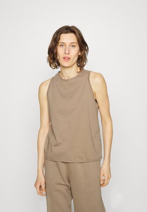 DAMEN TANK  WITH STRAPS - Top - brown