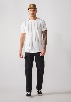 2 PACK - T-shirts print - white/black