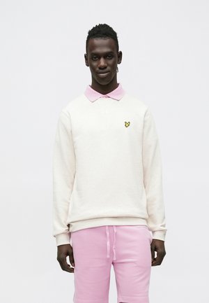 HEATHERED CREW NECK - Sweatshirt - natural marl