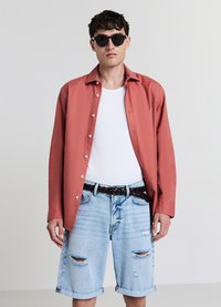 Calliope CHIARO ROTTURE - Shorts di jeans - blu denim chiaro