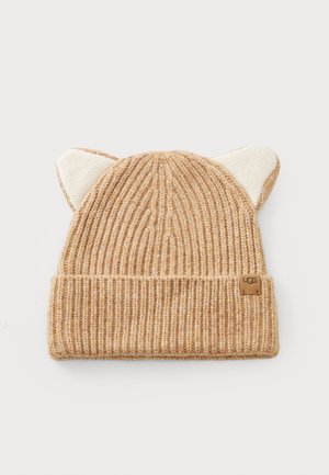 CHUNKY CAT BEANIE UNISEX - Căciulă - camel