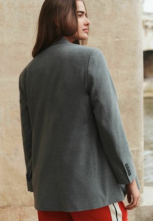 Next OVERSIZED DOUBLE BREASTED - Blazer - dark grey