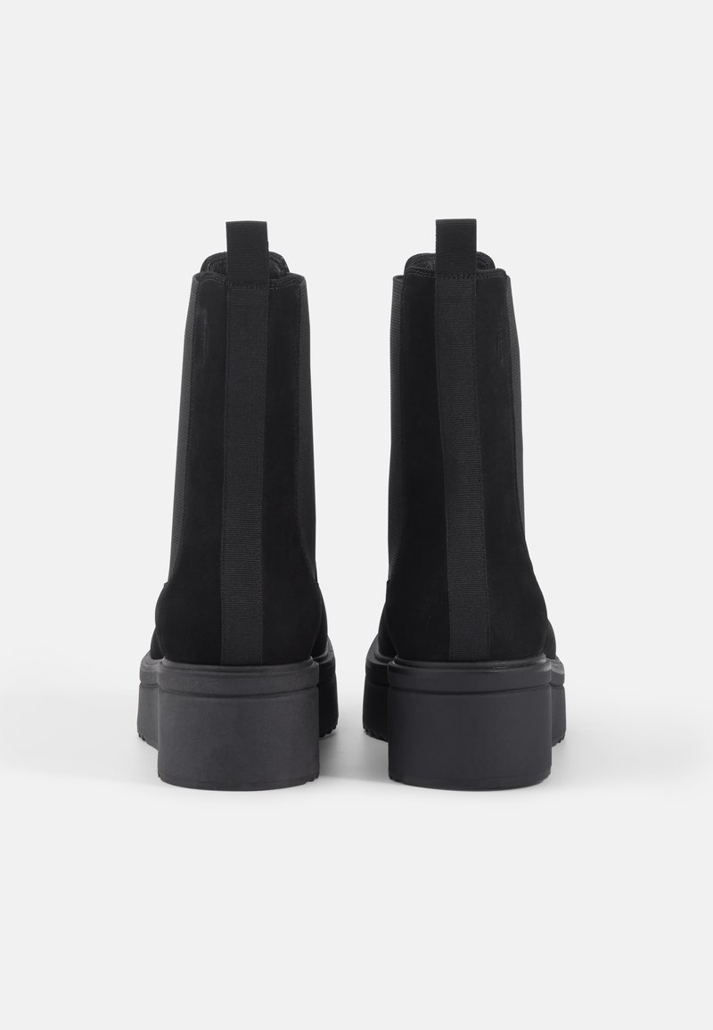 Vagabond Tara Stivali Chelsea In Vera Pelle Da Donna – Colore Nero, Suola Zeppa, Taglia 41 EU