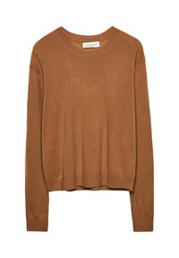 Striktrøje - mustard yellow