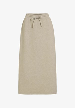 VILA, MIDI SKIRT VICATORA HIGH WAIST - A-snit nederdel - feather gray