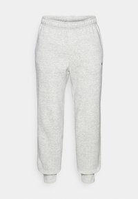 Γκρι παντελόνι φόρμας από απαλό βαμβακερό μείγμα, με ελαστική μέση, στενά πόδια και μικρό λογότυπο στο πάνω μέρος του μηρού.