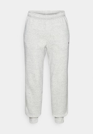 Γκρι παντελόνι φόρμας από απαλό βαμβακερό μείγμα, με ελαστική μέση, στενά πόδια και μικρό λογότυπο στο πάνω μέρος του μηρού.