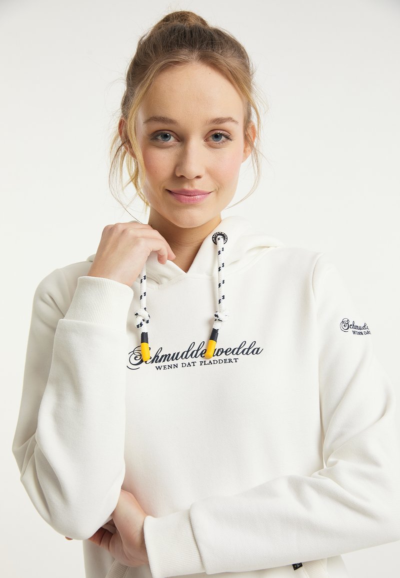 Damen Sweatshirts | Schmuddelwedda SCHMUDDELWEDDA YASANNA Kapuzenpullover wollweiss/weiß - CJ49065 Damen Sweatshirts | Schmuddelwedda SCHMUDDELWEDDA YASANNA Kapuzenpullover wollweiss/weiß - CJ49065