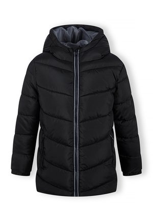 HOODED PUFFER - Veste mi-saison - black grey