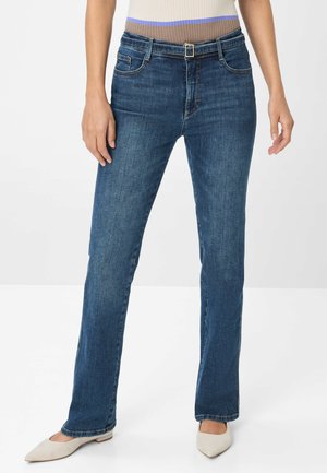 STYLE MARY - Jeans Bootcut - used stone blue