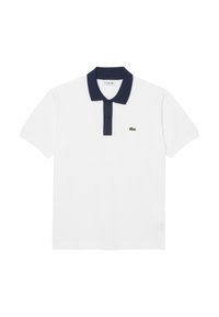 Polo - blanc   bleu marine