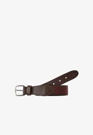 Scalpers, SCALPERS SCETHNIC BELT - Cinturón - burgundy