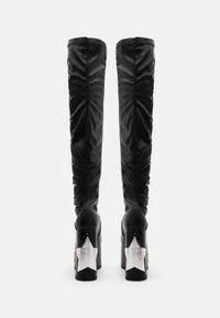 LAMODA ELECTRICITY - Stivali con plateau - black/silver