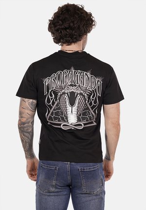 T-shirt con stampa - nero